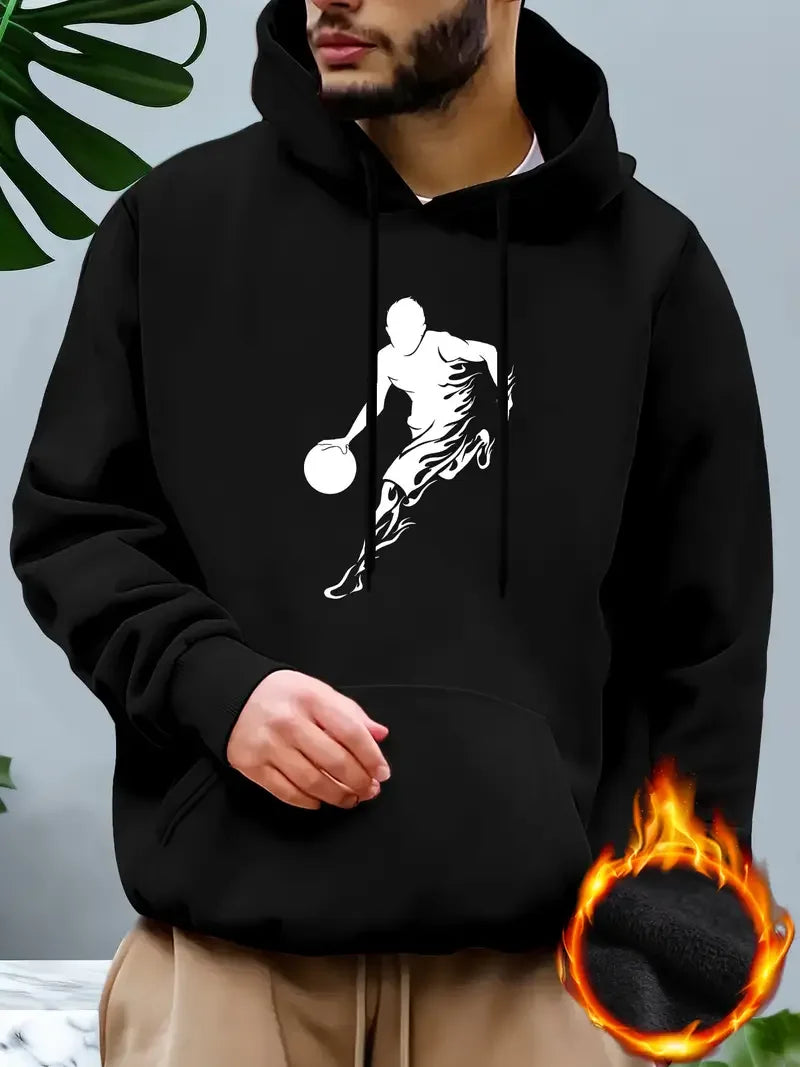 Men's Slam Dunk Cotton Sweatshirt Long Sleeve Graphic Pullover