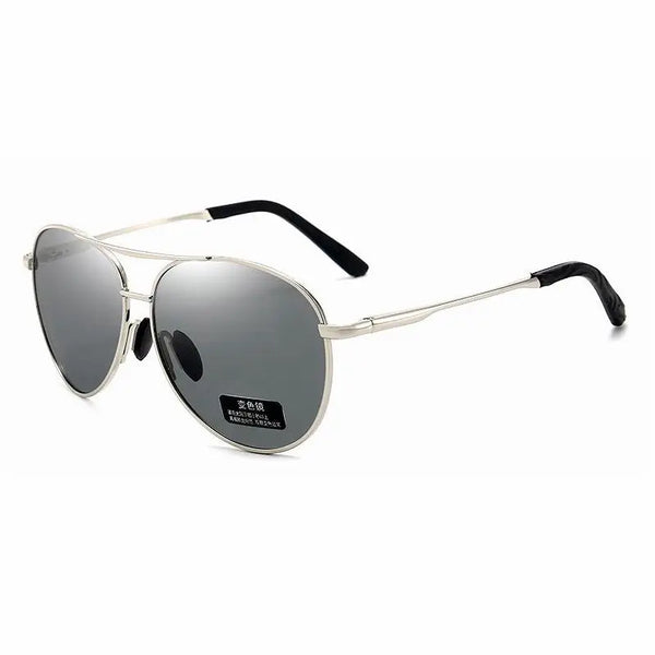 Aviation Metal Frame Polarized Sunglasses Men Day Night