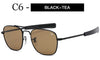 Men's Fashion Pilot UV400 Military AO Sunglasses