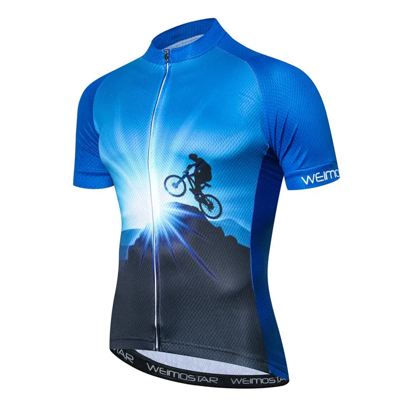 Weimostar Pro Team Cycling Jersey MTB Bike Shirt Summer Breathable