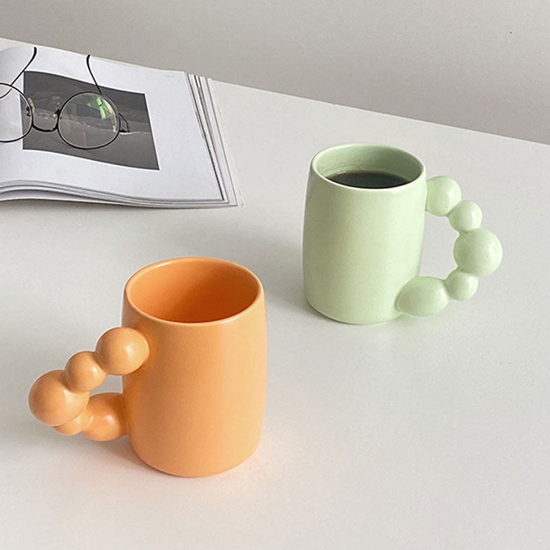 Mug With Ball Handle Kitchen Office Water Cup Drinkware