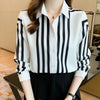 Womens Printed Long Sleeve Blouse Fashion Spring Top