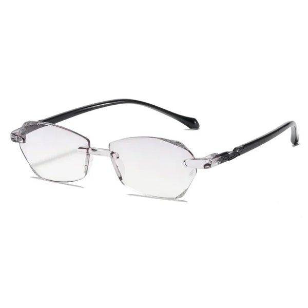 Rimless Luxury Reading Glasses Diamond Design