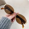 Retro Oval Sunglasses Women UV400 Trendy Eyewear Fashion