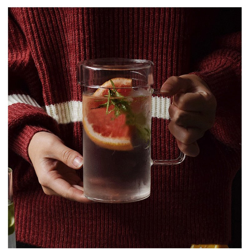 Coffee Mug Handmade Heat Resistance Clear Glass Mug Tea