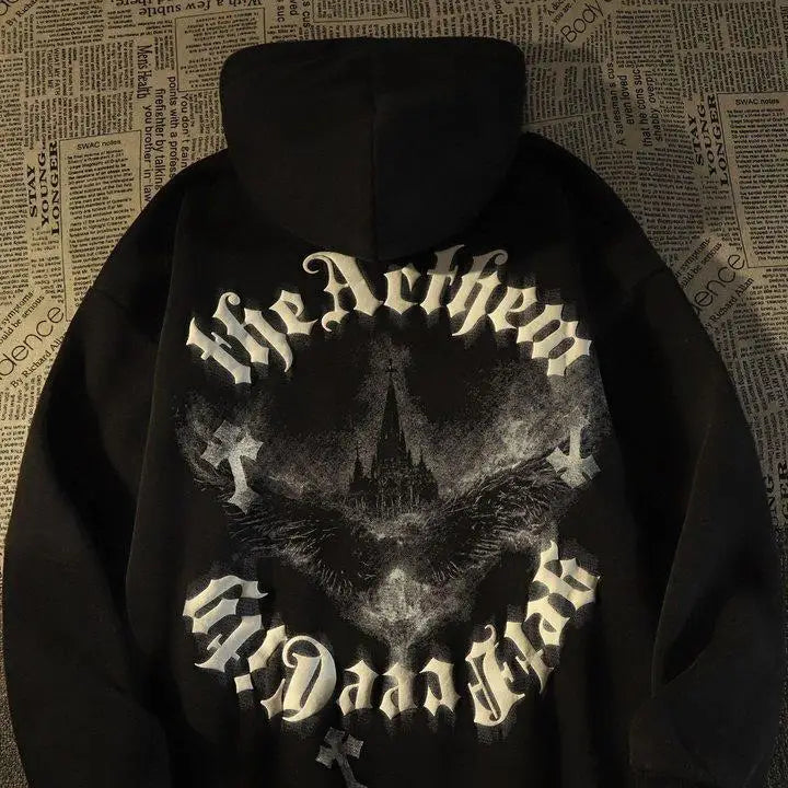 Gothic Clothes Pullovers Harajuku Top Hoody Vintage Y2k