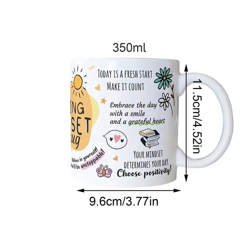 The Morning Mindset Mug Ceramic Coffee and Tea Mug