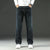 Mens Loose Straight Jeans Business Casual Winter Wide Leg Pants