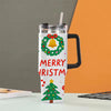 40oz Aesthetic Insulated Tumbler Halloween Christmas Gift 2026