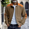 Autumn and Winter Men's Heavy Loose Corduroy Piece Retro Collar Jacket