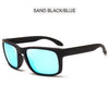 Classic Black Polarized Sunglasses Square Sports
