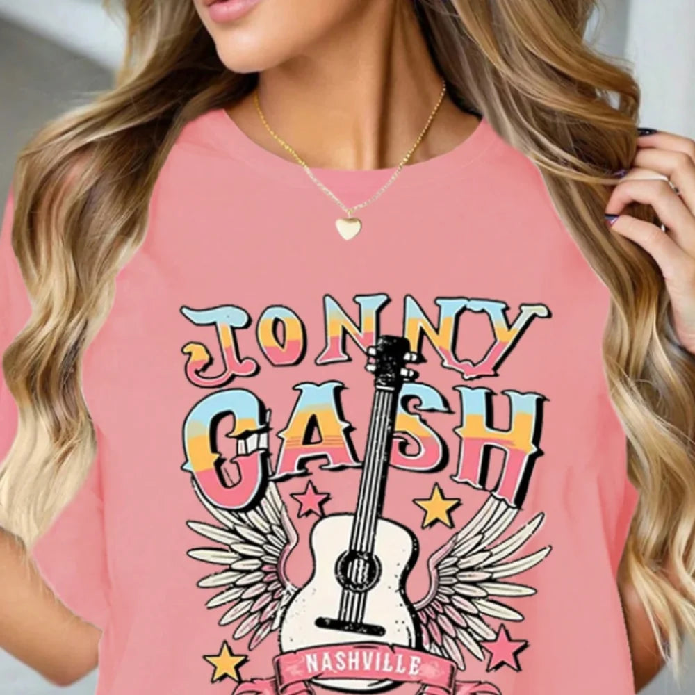 Nashville Graphic Tee Women's Plus Size Summer Tshirt