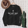 Uplifting Christian Quote Crewneck Sweatshirt Long Sleeve