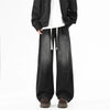 Mens Retro Wide Leg Jeans Y2K Style Loose Denim Pants Oversized