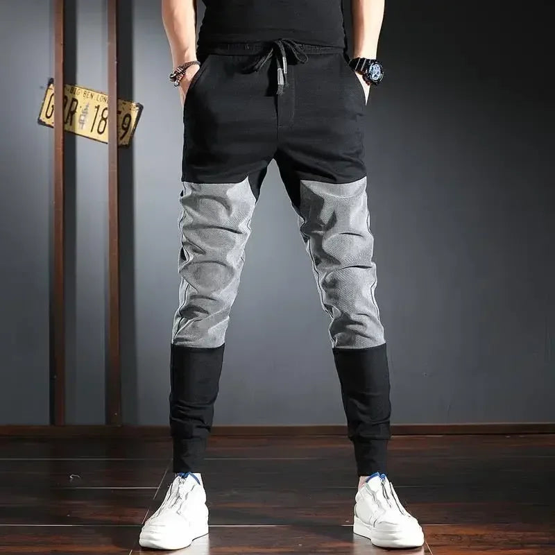 High Quality Men’s Cargo Pants Korean Techwear Baggy Harajuku Style