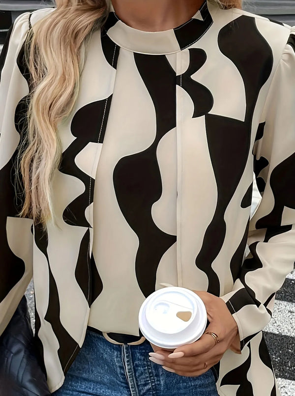 Womens Khaki Shirt Plus Size Elegant Summer Casual Chic Blouse Top