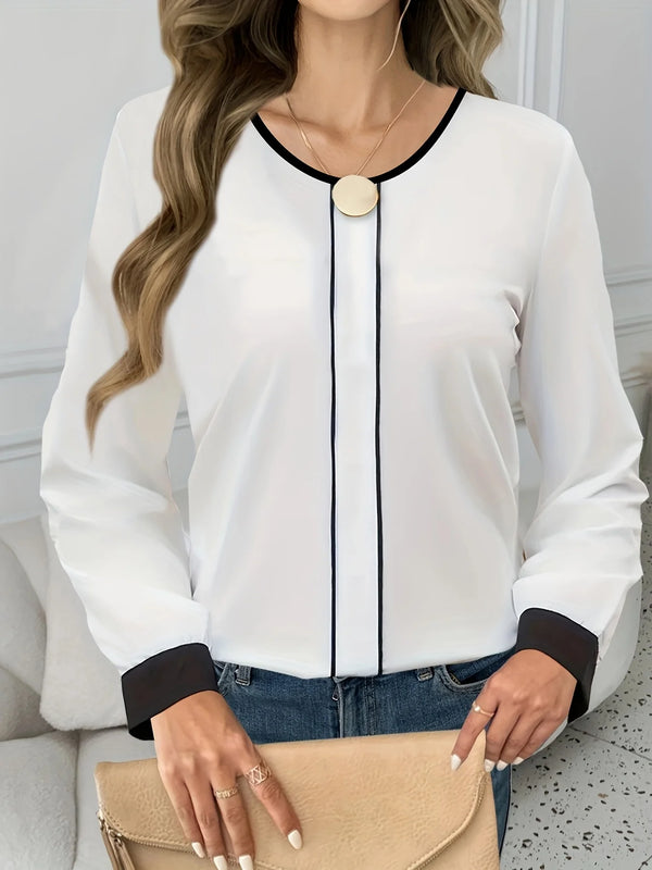 Womens Oversized Button Shirt Long Sleeve Casual Blouse Dressy Top