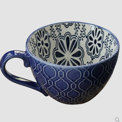 Mug Breakfast Cereal Milk Cute Girl Ceramic Coffee