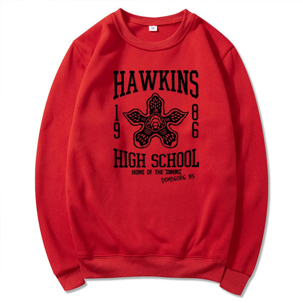 Eleven’s Hawkins School Demogorgon Sweatshirt Stranger Hoodie
