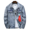 2024 Fall Cowboy Denim Jacket Men’s Versatile Loose Casual Top