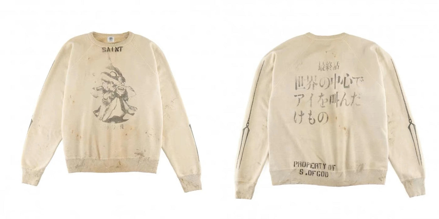 Saint of Michael Oversized Graphic Hoodie Men’s Streetwear Yao