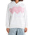 Women's Heart Applique Hoodie Loose Pullover Streetwear with Pocket