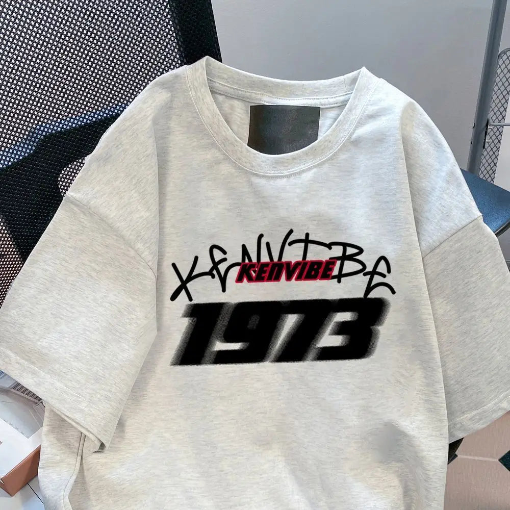 Men's Double-Sided Graphic T-Shirt with "Speed" and Numbers Print