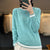 Womens Cotton Linen Sweater Color Block Crew Neck Lightweight Spring