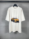 New Fashion Car Pattern Classic Printed Cotton Loose Short-sleeved T-shirts
