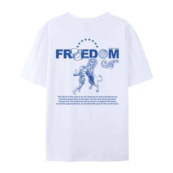 Christian Streetwear Tee Jesus Faith Bible Verse Back Print Top