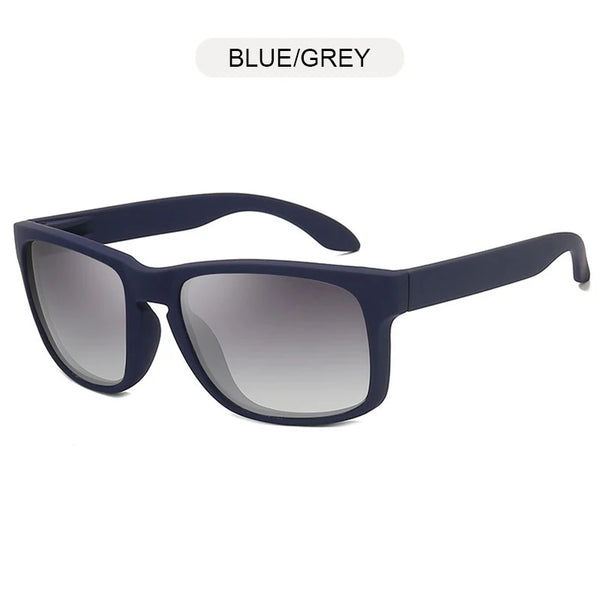 Classic Black Polarized Sunglasses Square Sports