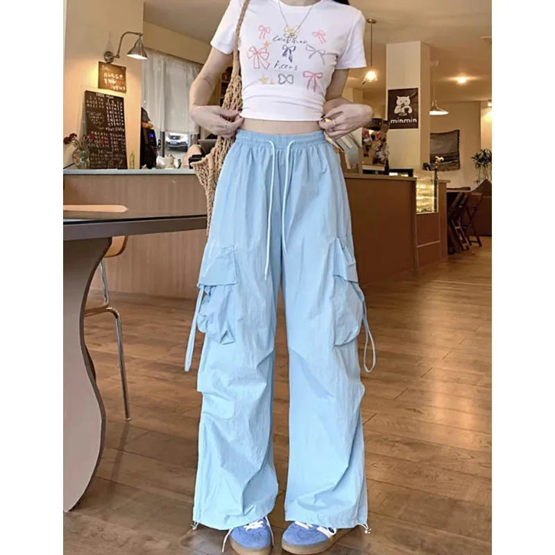 Women's Dopamine Wide-Leg Work Pants Summer Style