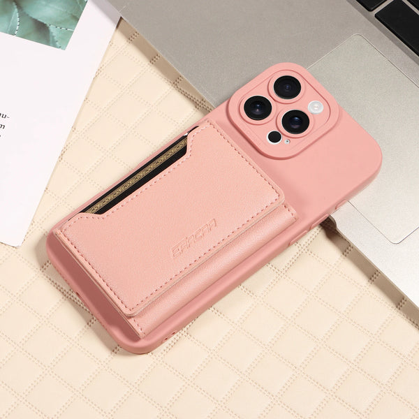 Iphone Leather Case Anti Theft Anti Drop Cover Protective Grip Safe