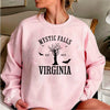 Mystic Falls Hoodie Vampire Diaries Damon Salvatore Crewneck Sweatshirt for Fans