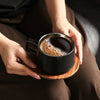 Ceramic Set Gift Box Gift Solid Wood Cup Coffee Mug Drinking Utensils 230ML