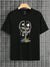 Smiley Face Graphic Tee Unisex Streetwear Hip Hop T Shirt Oversized