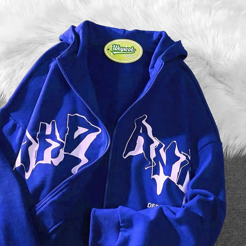 Hoodies Männer Jacke Casual Kleidung Tops Lose Grunge Mit Kapuze