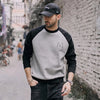 Sweatshirt Men's Autumn and Winter Raboss Sleeve Contrasting