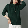 Womens Zip Up Cardigan Mock Neck Chunky Knit Sweater Coat