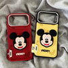 Disney Mickey Mouse Leather Phone Case For iPhone 3D Cute Cartoon Shockproof Hard Cover