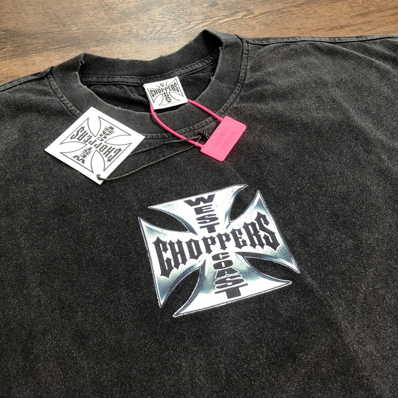 Vintage Frog Drift T-Shirt Men’s Oversized Casual Streetwear Tee