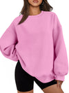 Women's Oversized Fleece Hoodie - Cotton Pullover Sweatshirt