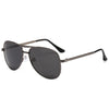 Polarized Sunglasses Men Metal Double Beam Sunglasses