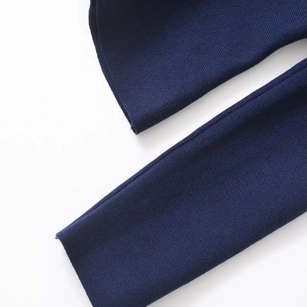 Women's Button Cardigan Sweater - Short Skirt Hem Style Casual