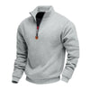 Men's Half Zip Fleece Sweatshirt - Stand Collar Pullover