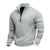 Men's Half Zip Fleece Sweatshirt - Stand Collar Pullover
