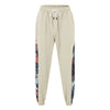Men'S Sweatpants Retro Trend Embroidered Casual Trousers Pocket Loose