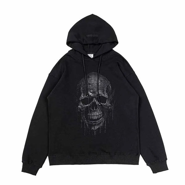 2024 Best Version Skull Printed Cozy Oversized