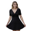 Women’s V-Neck Knit Dress Summer Plus Size A-Line Casual Party Wear