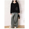 Patchwork Sweatshirt Women Oversized Long Sleeve Casual Pullover